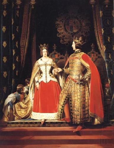 Sir Edwin Landseer Queen Victoria and Prince Albert at the Bal Costume of 12 may 1842 china oil painting image